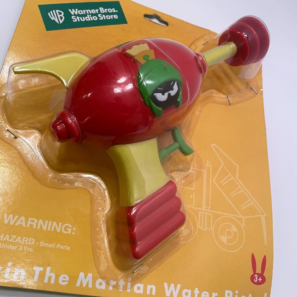 NIB Vintage 1999 Warner Bros Studio Store Marvin the Martian Water Pistol - Picture 3 of 7